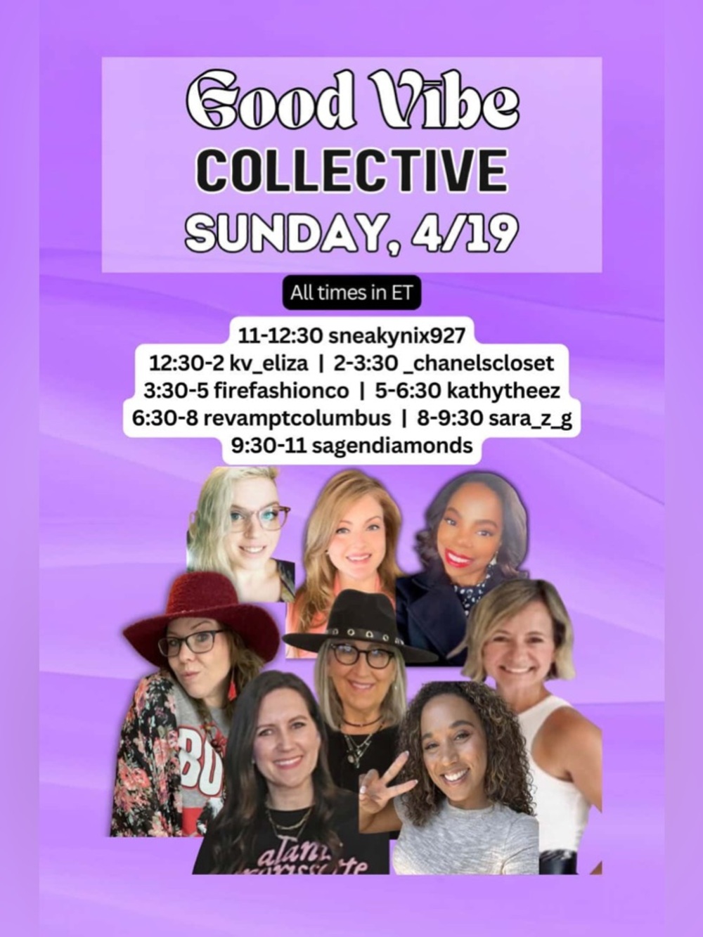 Good Vibe Collective Sunday April 19th